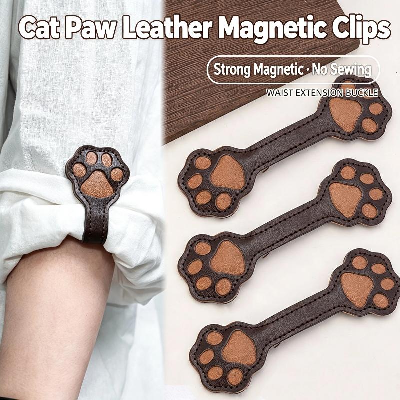 Leatherwork Designs - 2 Stück Premium-Leder-Magnethüllen-Clips mit starkem Magnetverschluss