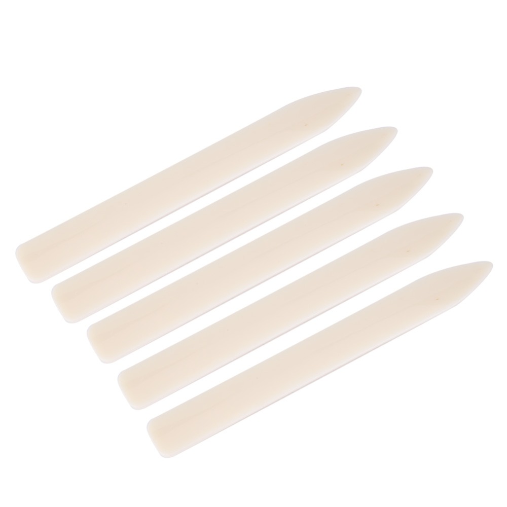 Bone Folder Tool - 5 Stück Knochenfaltwerkzeug aus Kunststoff, langes