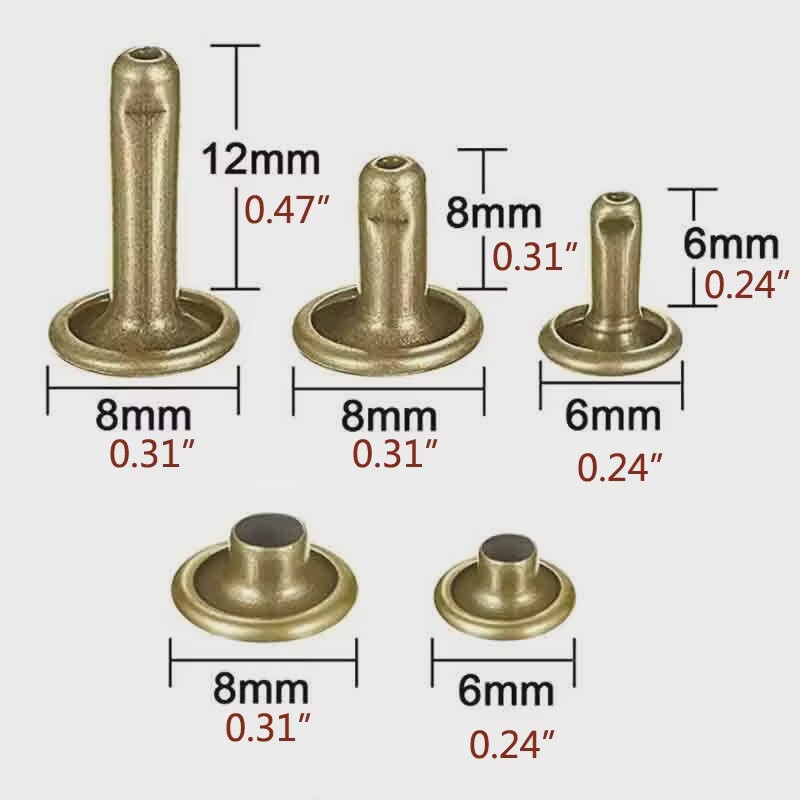 Metall-Doppelkappennieten, Nie – Rivet Setter Tool Bewertung und Preis