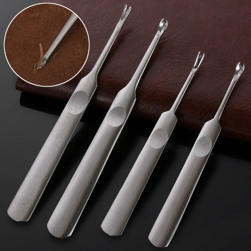 4 stücke u v-förmige Leder näh – Groover Stitching Tool Bewertung und Preis