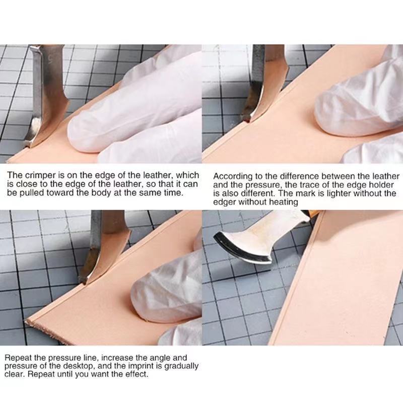 Roter Holzgriff Lederkantenfor – Groover Stitching Tool Bewertung und Preis
