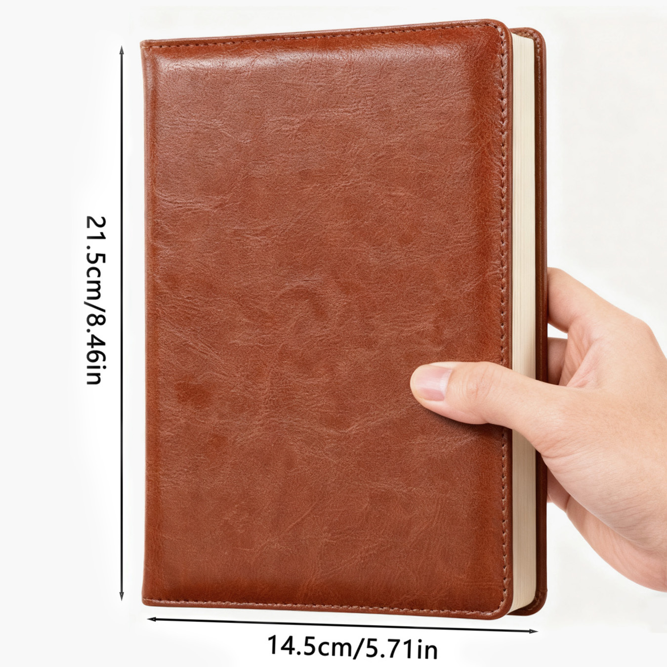 Buntes Quallen-PU-Leder-Notizb – Leather Work Diary Covers Bewertung und Preis